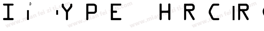 ID TYPE HRC(ROMAN字体转换